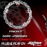 KINGSPEED RAIDER / SATRIA 150 BRAKE DISC 290MM & 190MM BRAKE DISC - GENUINE V2