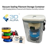 3D Aura Battery Powered Vacuum Seal 3D Printing Filament Container