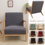 Armchair Slipcover Elastic Modern Chair Cover Zipper Stretch Wood Arm Chair Cover Protector Removable Seat Cover Home Decor Sofa Covers  Slips