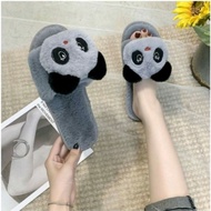 Panda Doll Fur Slippers/The Newest Home Slippers