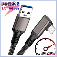 LUOYAO USB 3.2 Gen 2 Cable Elbow Camera Line PD 60W VR Link Cable