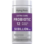 PipingRock Probiotic 50 Billion CFU 12 Strain (90Capsules) Probiotics Pobiotics