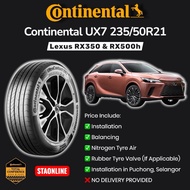 Continental UX7 235/50R21 235-50-21 21 inch Lexus RX350 RX500h