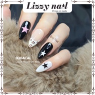 Lizzy Nail 030 | Nailbox Y2K Star Nails | Set of 10 Press On Nails Star Y2K Fake Nails