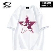 OMOS 260GSM Oversized T-Shirt Star