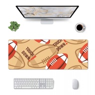 Football Touch Down mouse pad, Extra-large rubber keyboard pad Keyboard pad, desk mat, writing pad