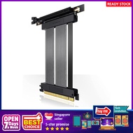 [sgstock] EZDIY-FAB 20 30cm PCIE 4.0 16x High Speed Riser Cable PCI Express GPU Extension Card-Right Angle connector