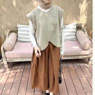 Celia Vest Outer Women's Vest Vintage Vest Korean Style Outer Women's Sleeveless Top Vest Top Women 