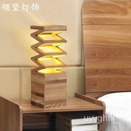 Designer Nordic Art Creative Lamps Modern Minimalist Living Room Bedroom Study Solid Wood Table Lamp Factory Direct Sale