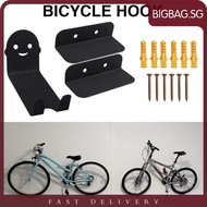 [bigbag.sg] 3pcs/Set Bike Rack Holder Bicycle Storage Hanger Support Pedal Wall Mount