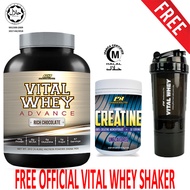 Protein Halal- Vital Whey Advance 2kg Whey Isolate With 24g Protein & Tribulus 67 Servings - Fast Mu