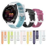Transparent Candy Color Silicone Strap For Garmin Forerunner 265 265s 255 55 158 165 Music 570