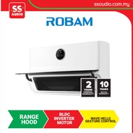 ROBAM SRB-76H1S-WHITE  1800M3/HR ULTRA SLIM 950PA SUCTION WHITE | WAVE CONTROL 44DB SILENCE | ULTRA 