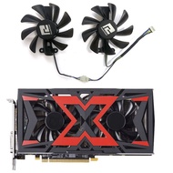 ☭2 fans 85MM brand new for DATALAND Radeon RX580 X-Serial War graphics card replacement fan PLA>9oH