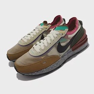 Nike 休閒鞋 Waffle One 咖啡 黑 綠 半透明鞋面 男鞋 女鞋 情侶鞋 DO8908-200