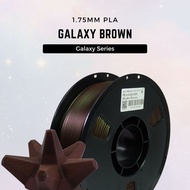 (Local Stock) PLA Galaxy Brown Filament Glitter Series 1.75mm 1kg 3D Printer/Printing Alt Tab BAMBU 