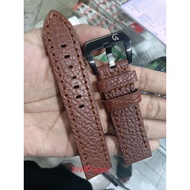 Ac Alexandre Christie Genuine Leather Watch Strap 22mm