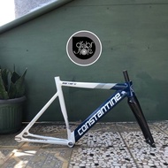 Frame Constantine barnard biru putih fixie