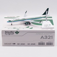 โมเดลเครื่องบินอัลลอย Saudi Arabian Airlines A321NEO ขนาด 1/200