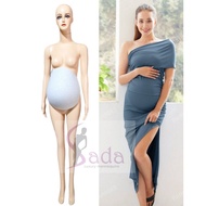 Fake pregnant belly with strap from 5 to 7 months of pregnancy displays clothes for pregnant mannequ