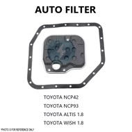 TOYOTA AUTO FILTER WITH GASKET TOYOTA VIOS NCP42 NCP93 ALTIS 1.8 OLD 35330-0W020 / 35330-20020