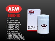 APM Oil Filter - Proton X70 Geely / Audi B8 A3 A4 A5 A6 Q3 Q5 TT / VW Beetle Jetta EOS Passat Golf G