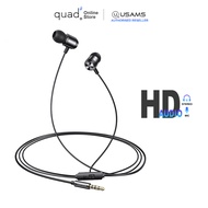 USAMS 3.5mm In-ear Earphone Audio Jack HD Audio Stereo Support Call Feature