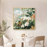 Tranh In Canvas Giống Sơn Dầu Trang Trí Phòng Ăn Tranh Vuông Phòng Khách Sofa Nền Tường Treo Tranh T