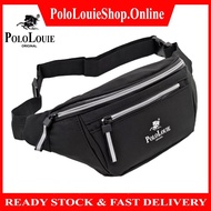 Original Polo Louie Top Men Waterproof Nylon Travel Waist Pouch Bag Chest Bag Crossbody Side Backpac