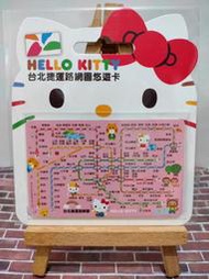 悠遊卡 Hello Kitty 台北捷運路網圖 凱蒂貓 三麗鷗 悠遊卡 非icash2.0/一卡通