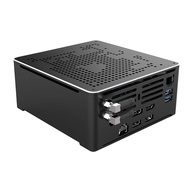 HUNSN 4K Mini PC, HTPC, NUC, Small Server, Support Proxmox, Vmware, ESXI, KODI, Intel XEON E-2186M, 