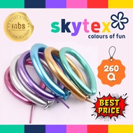 260Q - Chrome Metallic Modelling Twisting Balloons