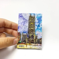 Ghent, Belgium Tourist Fridge Magnet St. Bavo Cathedral Magnetic Souvenir Decoration