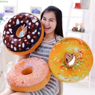 JEROMY Pillow Doughnut Christmas Birthday Gift Nap Pillow Chocolates Donut Pillow Cover Stuffed Toy 