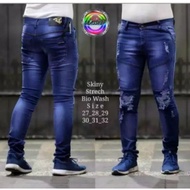 PRIA Men's fashion Ripped Pants | Celana sobek fashion Pria/Celana sobek Distro Pria 27-33/Celana panjang jeans sobek Pria 27-33