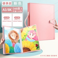 Artwork Collection Folder A3 Drawing Storage Book Childrens File Folder 8K Pixel Sketch Paper Storag