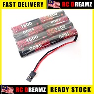 NiMh Battery 9.6V 1600mAh 8pcs AA with Futaba connector for RC remote control