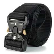 Cobra Automatic Buckle Belt Casual Outdoor Buckle Belt Men Nylon Braided Hook Canvas Belt Trendy J4R