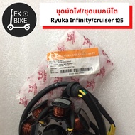 ชุดมัดไฟ Ryuka Infinity cruiser 125 ชุดมัดไฟ ชุดแมกนีโต ริวก้า อินฟินิตี้125 ครุยเซอร์ ชุดมัดไฟ ฟิลค