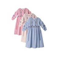 KATUN - Bree&Berrie Embroidered Cotton Girls' Dress - Emyra