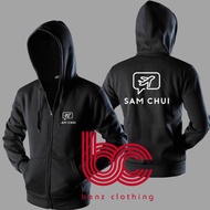 Sam Chui Aviation Hoodie Sweater Jacket And Travel Outerwear Men Women Zipper Plain Front Zipper Kor