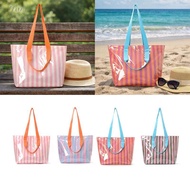 Jfory Beach Tote Bag Large Capacity Casual Weekend Bag for Errands Shopping Picnic