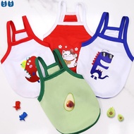 〖27 Pets〗Suspender Vest Small Pet Clothes Cartoon Avocado Dogs Clothing Dog Outfits Cute Summer Soft