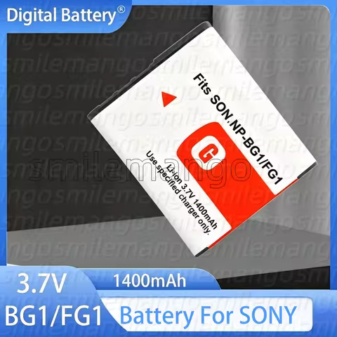NP-BG1 NP-FG1 1400mAh 3.7V Rechargeable Li-ion Battery For SONY DSC W200 W270 W290 WX10 H50 H70 HX5C