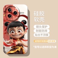 Vỏ Bảo Vệ Silicon Lỏng Dễ Thương Của ZhaTa Cho Điện Thoại Di Động Redmi K80 K70Pro K60E K50 K40S Họa