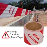 3" Warning caution tape/tali awas 50m Ready Stock