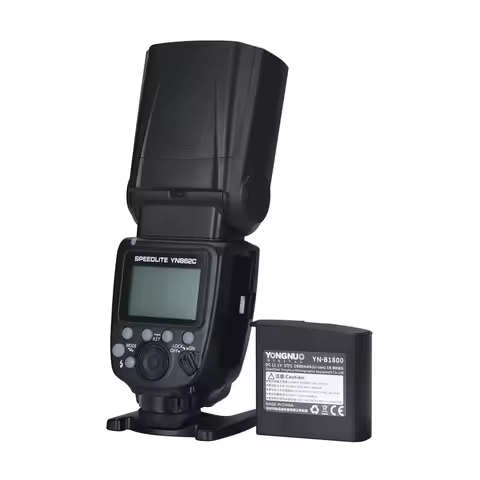 YONGNUO YN862C Speedlite Flash with 1800mAh lithium Battery supports high-speed sync TTL for Canon 5
