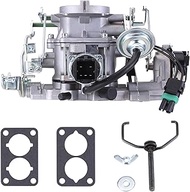 Vorally 2 Barrel Carburetor C2BBD with Electric Feedback Compatible with 1982-1990 Jeep Cherokee CJ5
