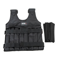 Run Loading Weighted Vest ปรับการออกกําลังกายการฝึกอบรมฟิตเนสแจ็คเก็ตออกกําลังกายมวยเสื้อกั๊กน้ําหนั