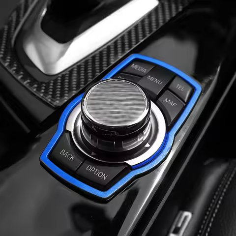 Car Multimedia Buttons Cover Molding Trim Car Accessories Interior for BMW 1 3 4 5 7 Series X1 X3 X4